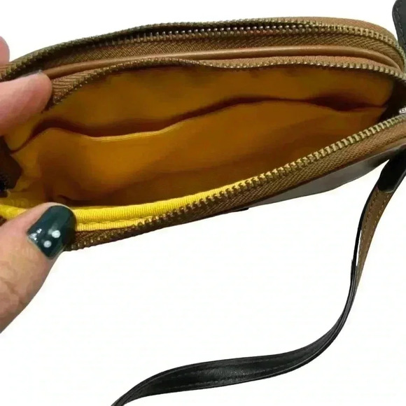 Disney X Coach Mickey Mouse Small Brown/tan Crossbody LIMITED EDITION Leather - Picture 8 of 11